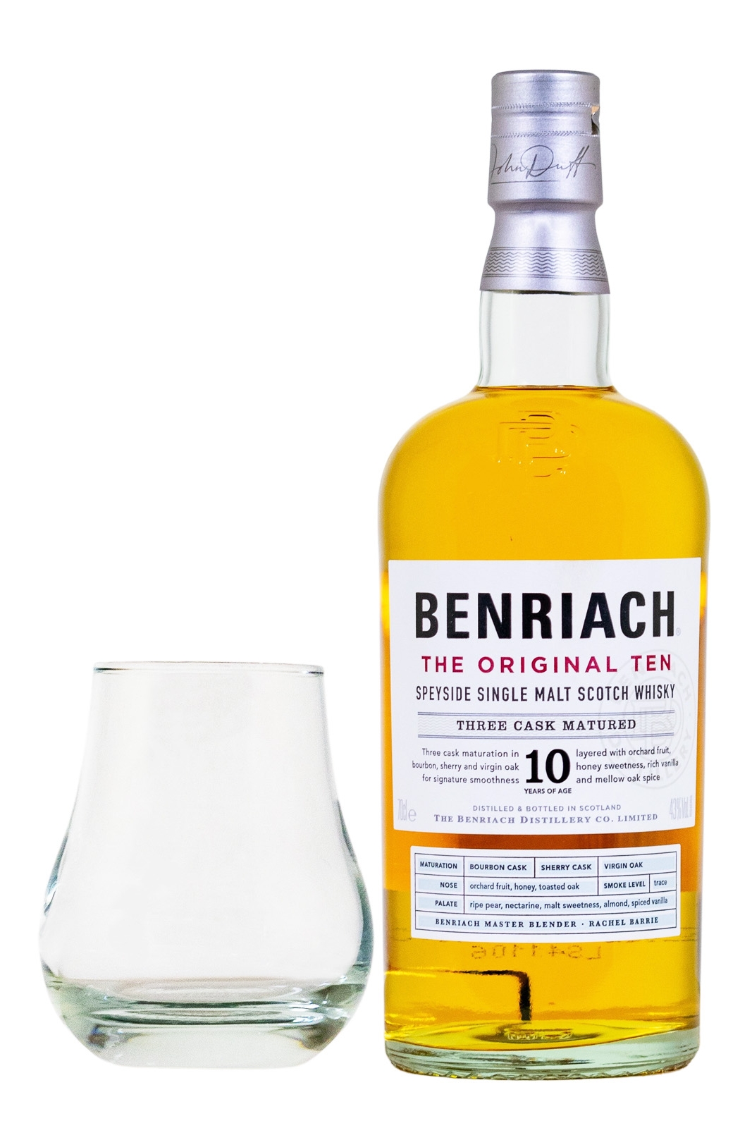 Benriach 10 + Glas - 0,7L 43% vol