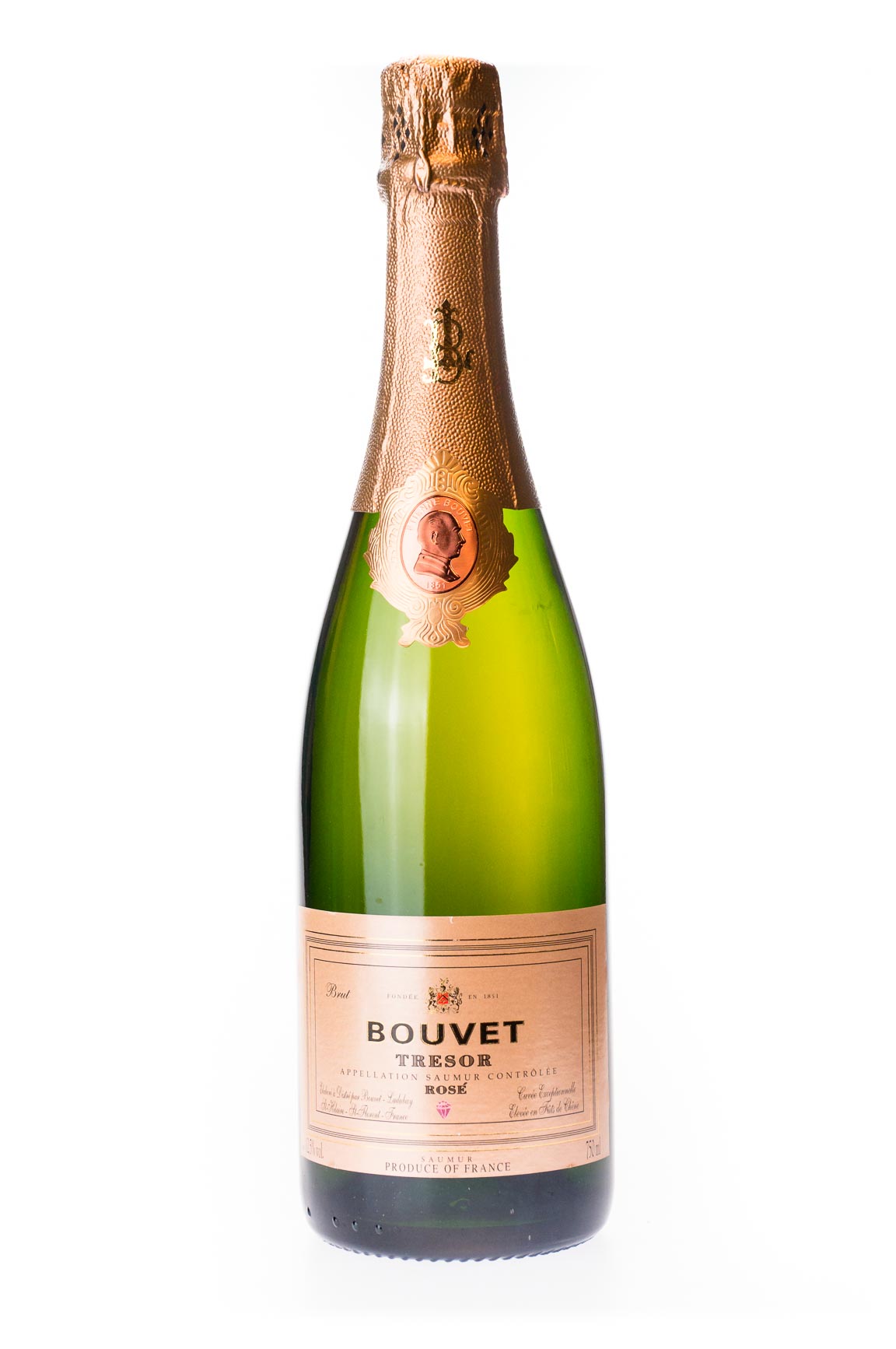 Bouvet Cremant Trésor Rosé 100% Cabernet France Brut - 0,75L 12,5% vol