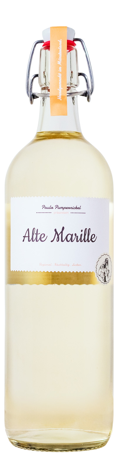 Paula Pumpernickel Alte Marille - 1 Liter 35% vol