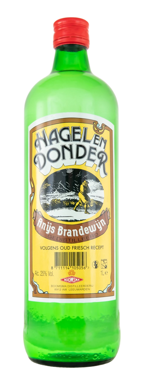 Boomsma Hagel en Donder Anijslikeur - 1 Liter 25% vol