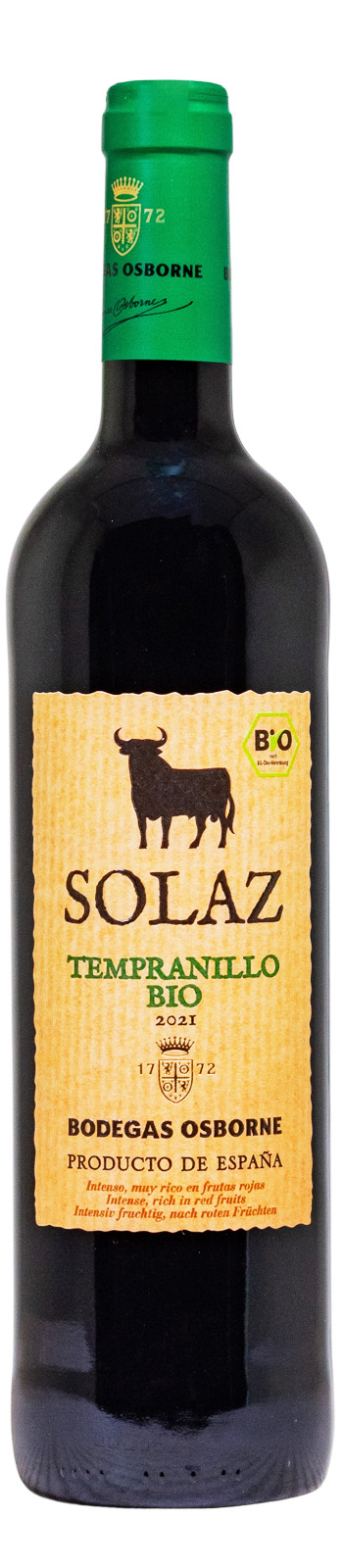 Osborne Solaz Tempranillo Bio Rotwein - 0,75L 14,5% vol