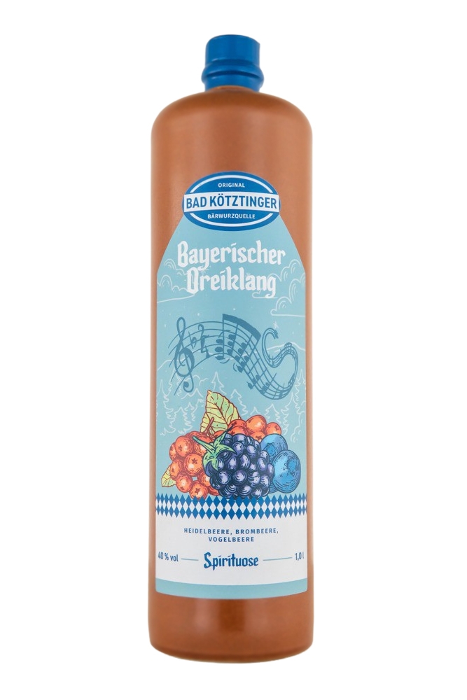 Bad Kötztinger Bayerischer Dreiklang Spirituose - 1 Liter 40% vol