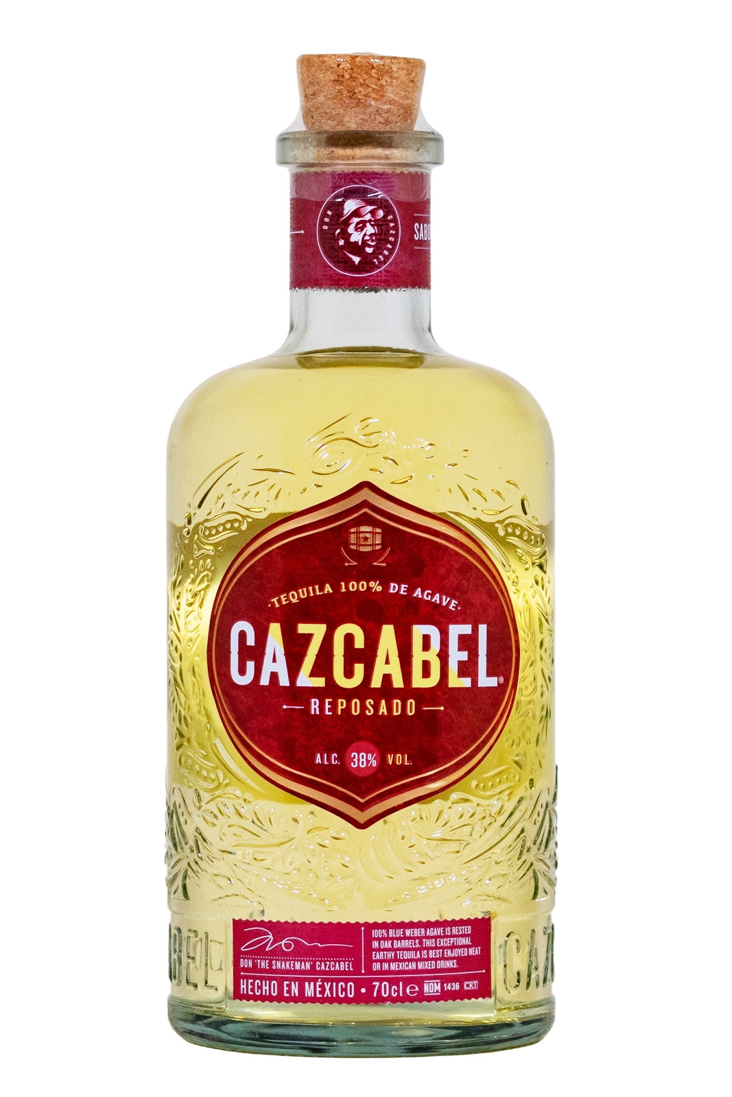 Cazcabel Tequila Reposado - 0,7L 38% vol