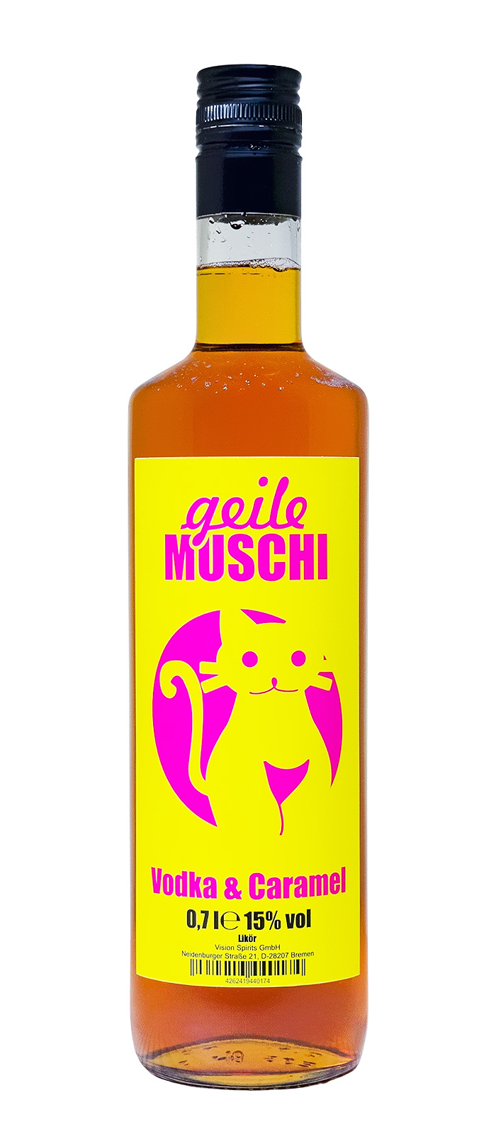 Geile Muschi Vodka & Caramel - 0,7L 15% vol