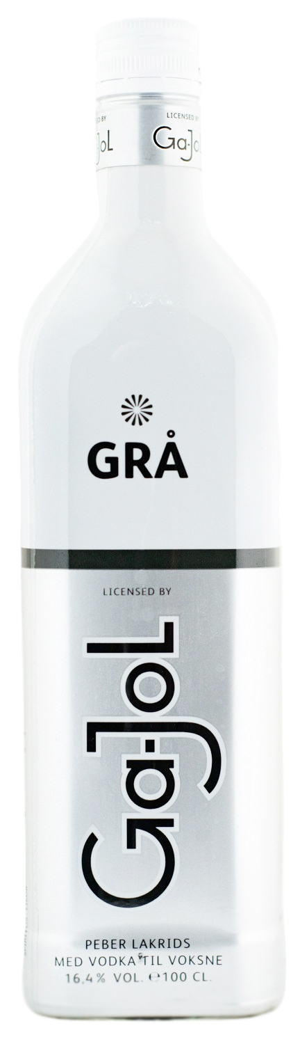 Ga-Jol Grå Grey Pfeffer Lakritzlikör - 1 Liter 16,4% vol
