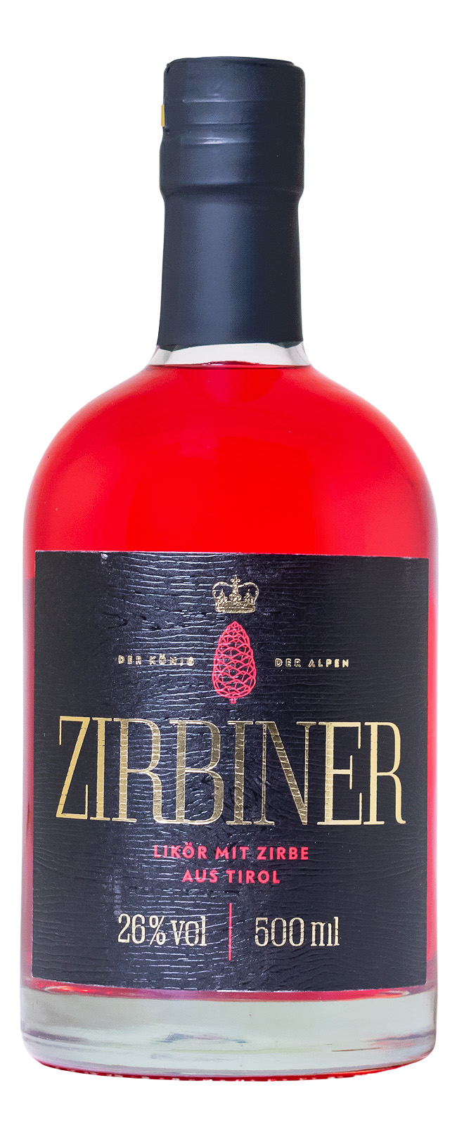 Zirbiner Likör mit Zirbe - 0,5L 26% vol