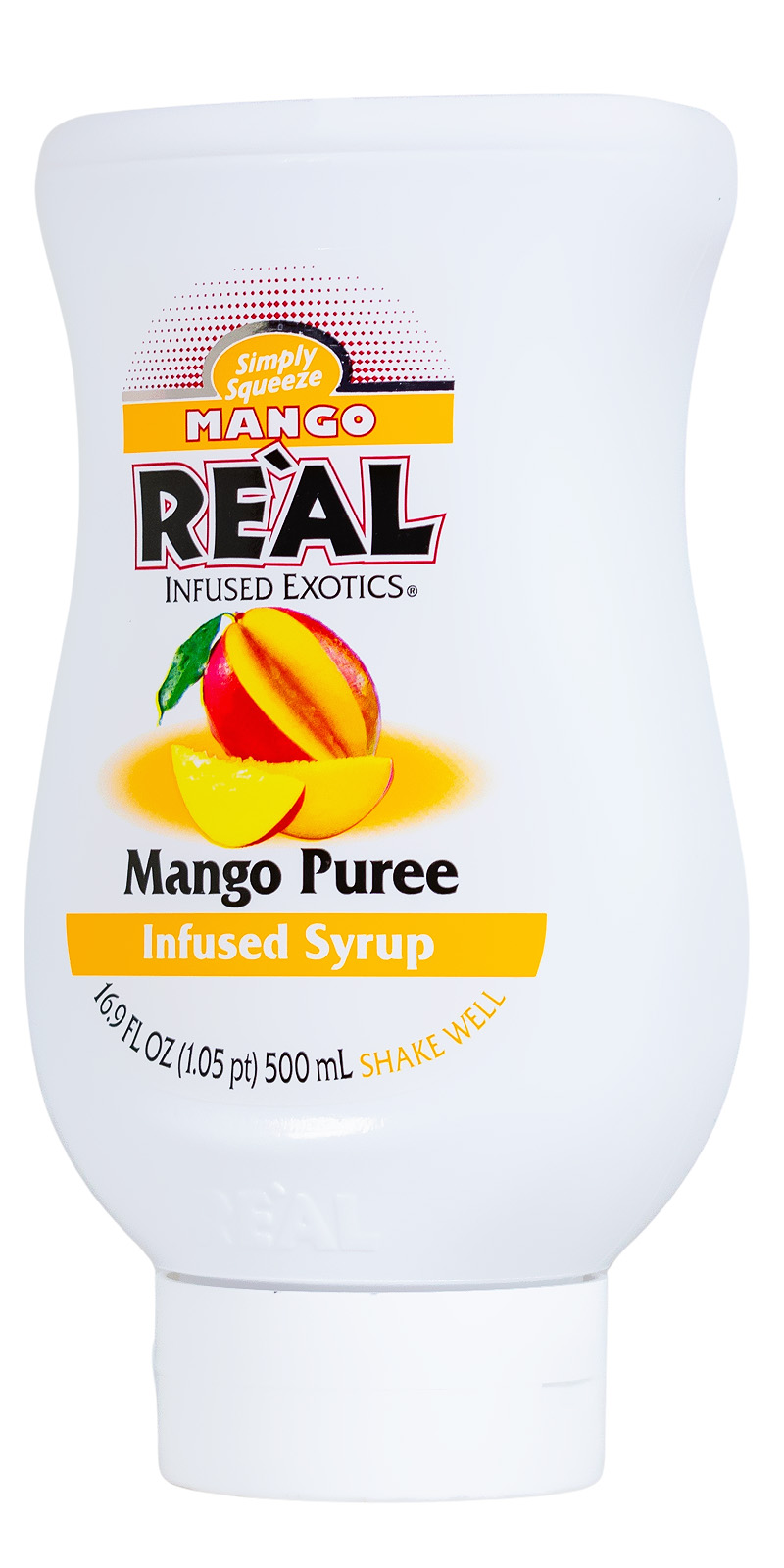 Real Mango Sirup mit Mangopüree - 0,5L