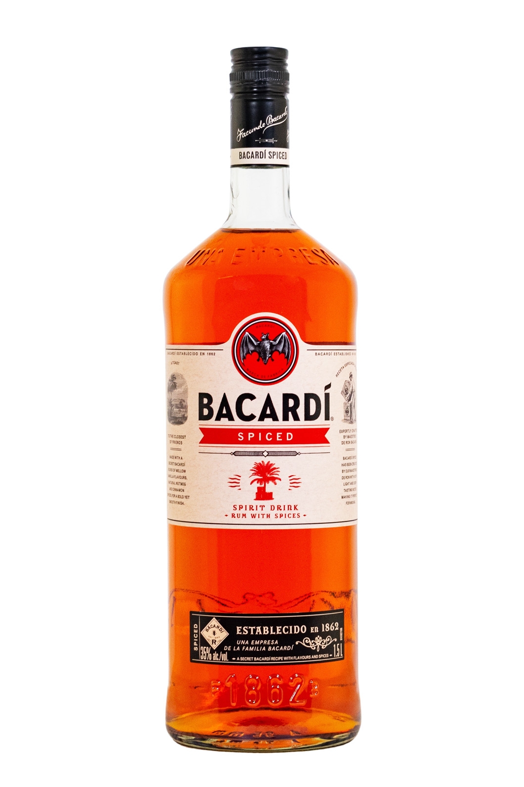 Bacardi Spiced Spirituose auf Rumbasis - 1,5L 35% vol