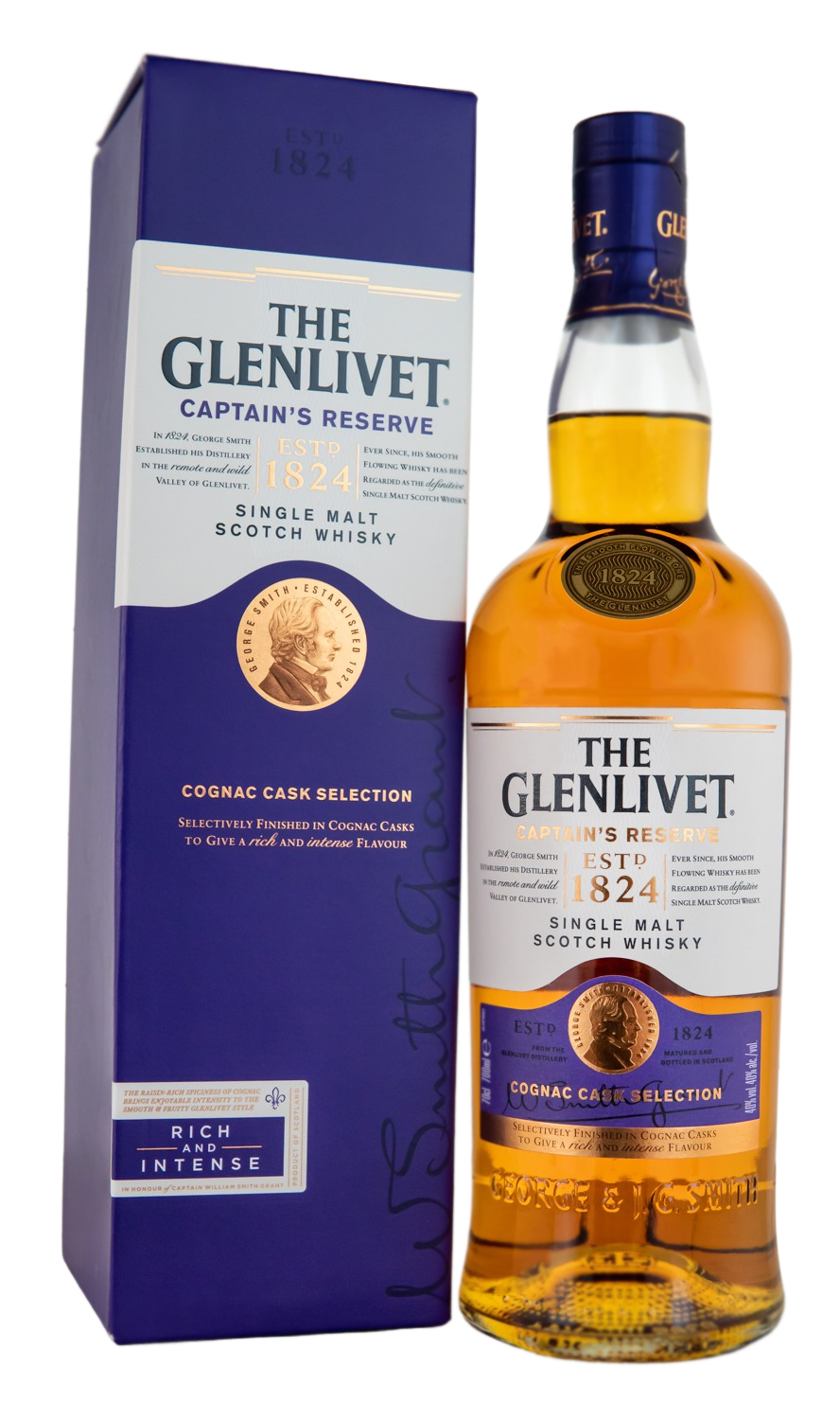 The Glenlivet Captains Reserve Single Malt Scotch Whisky - 0,7L 40% vol