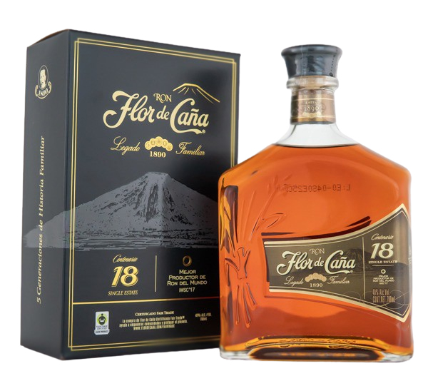 Flor de Cana Centenario Gold 18 Jahre Single Estate Rum - 0,7L 40% vol