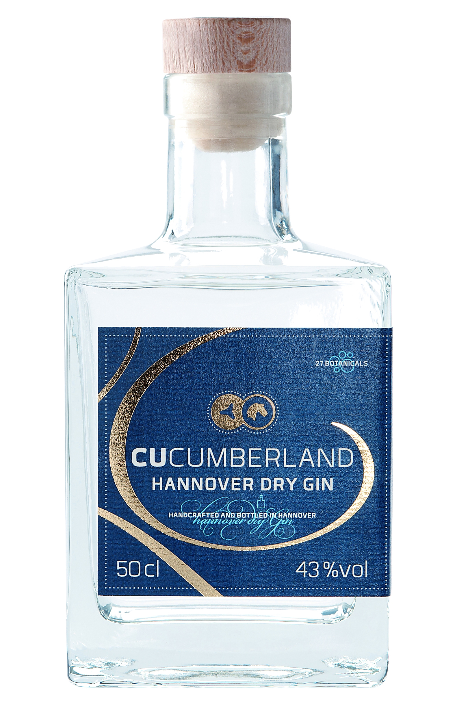 Cucumberland Hannover Dry Gin - 0,5L 43% vol