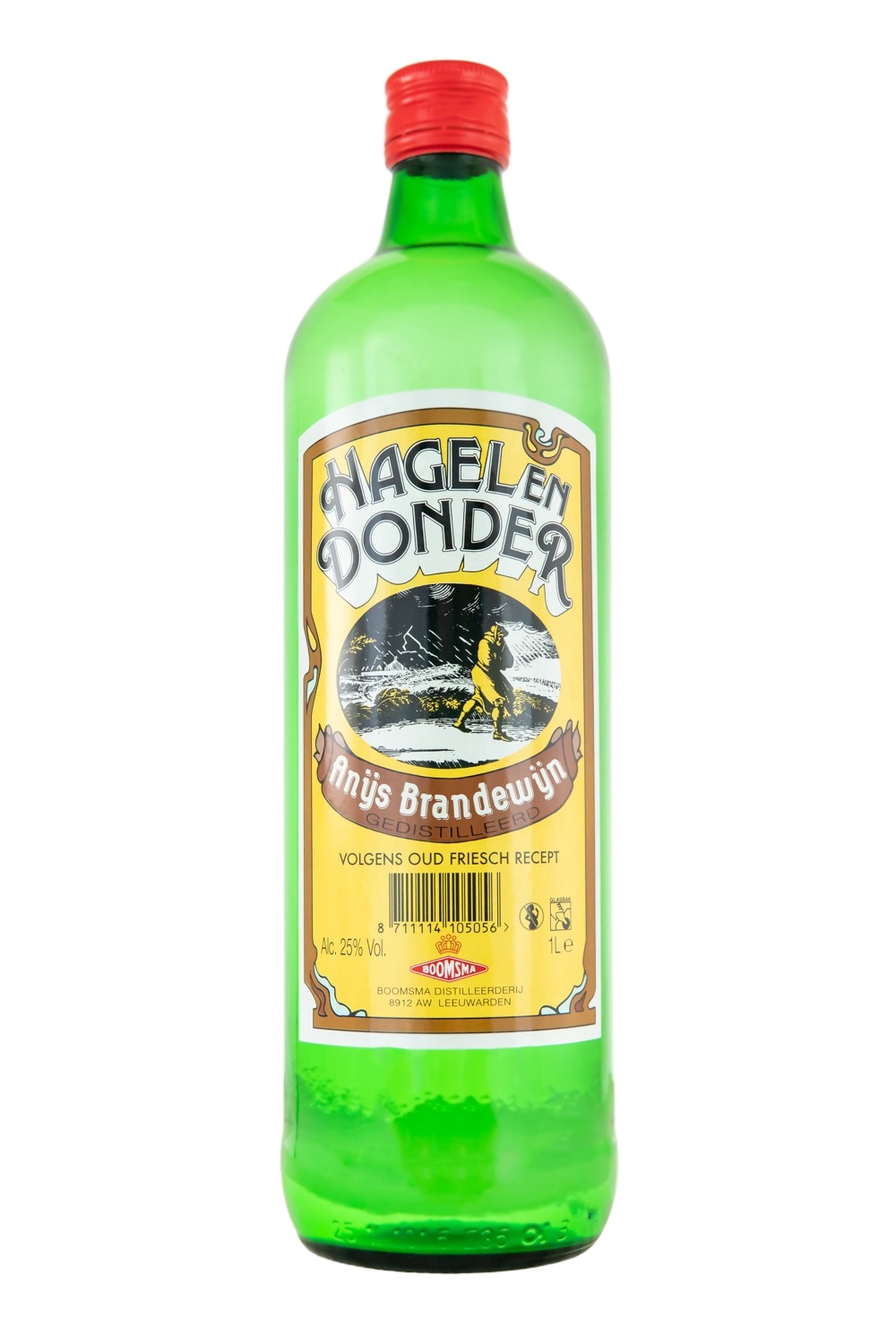 Boomsma Hagel en Donder Anijslikeur - 1 Liter 25% vol