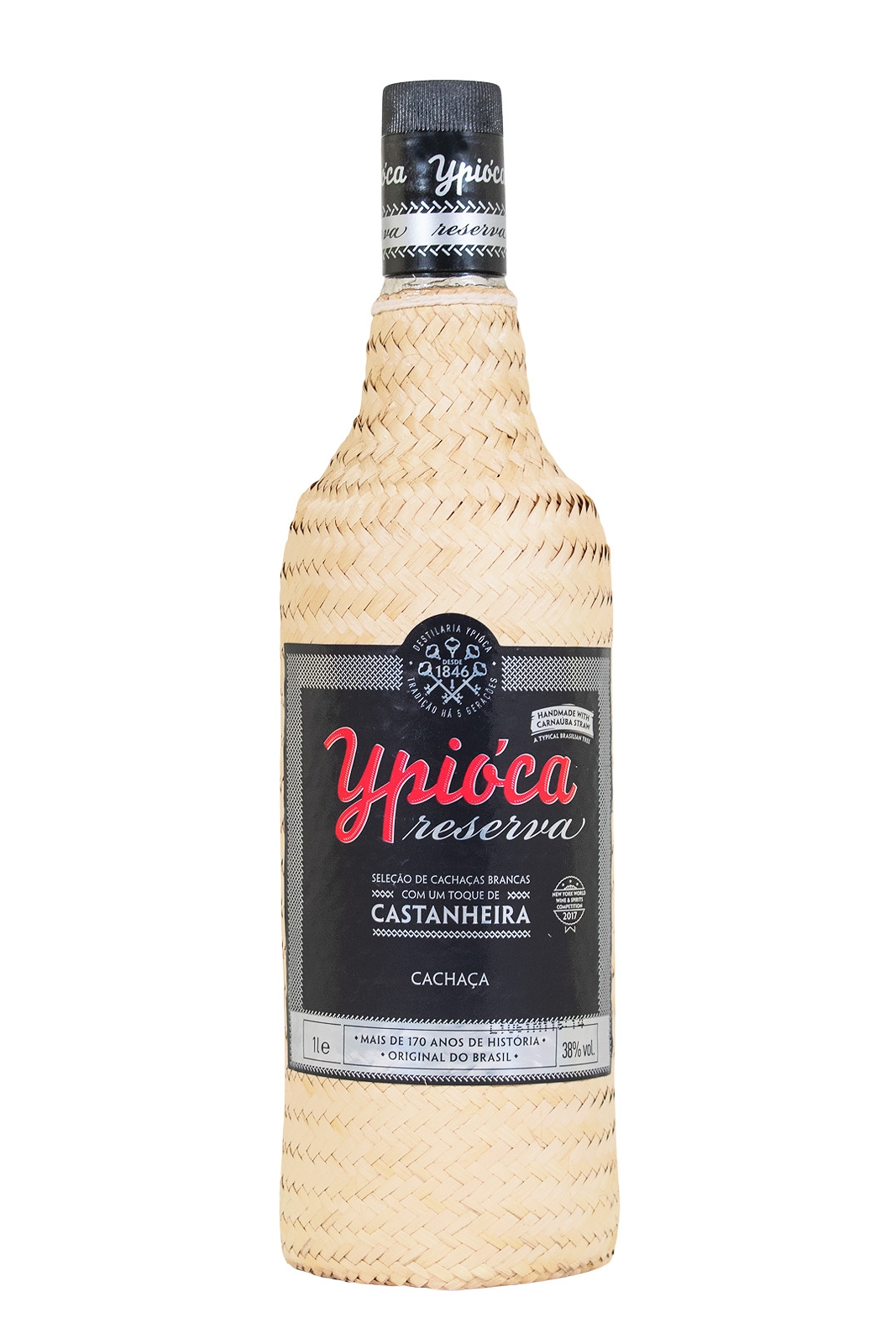 Ypioca Prata Reserva Castanheira Bastflasche - 1 Liter 38% vol