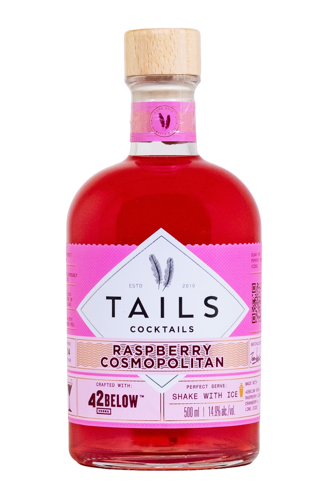 Tails Cocktails Raspberry Cosmopolitan - 0,5L 14,9% vol