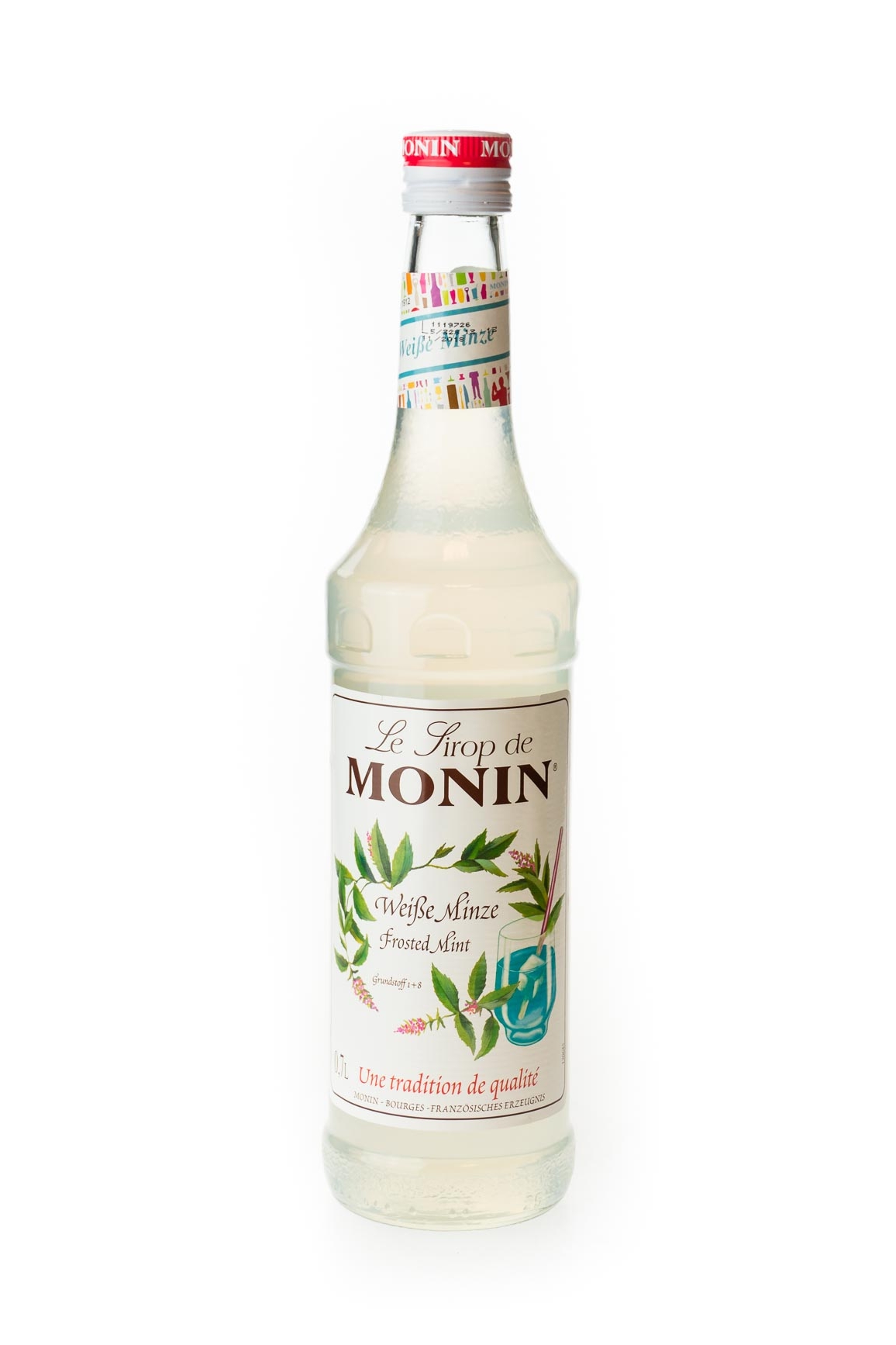 Monin Weiße Minze Frosted Mint Sirup - 0,7L