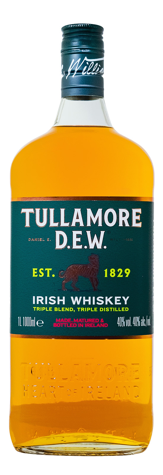 Tullamore Dew Irish Whiskey - 1 Liter 40% vol