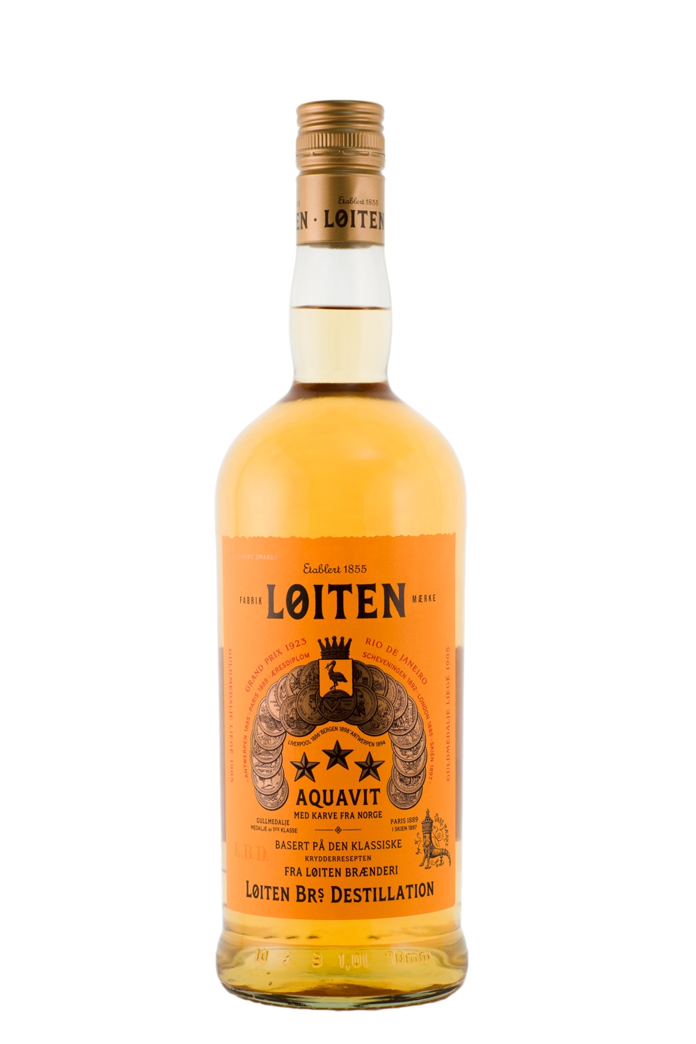 Loiten Aquavit - 1 Liter 40% vol