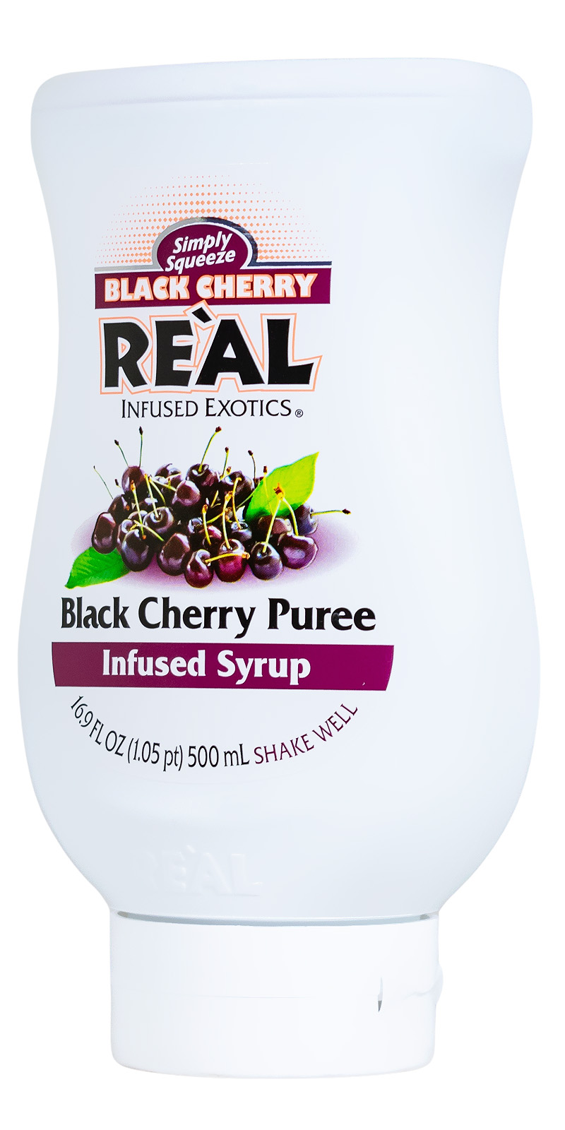 Real Black Cherry Sirup mit Kirschpüree - 0,5L