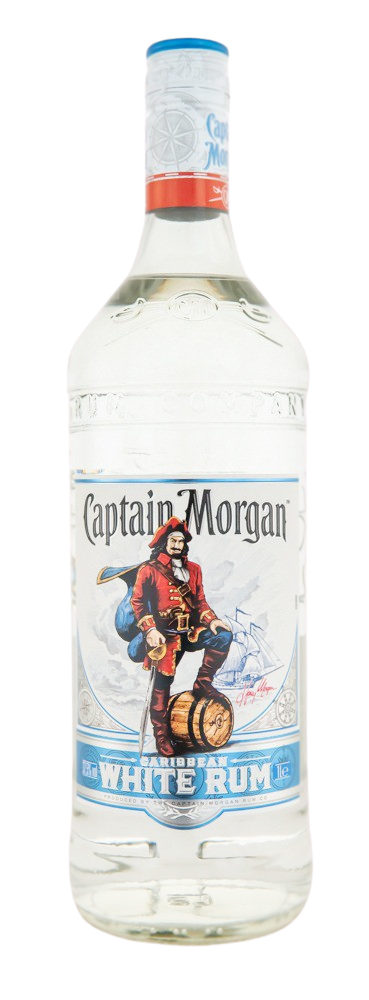 Captain Morgan White Jamaica Rum - 1 Liter 37,5% vol