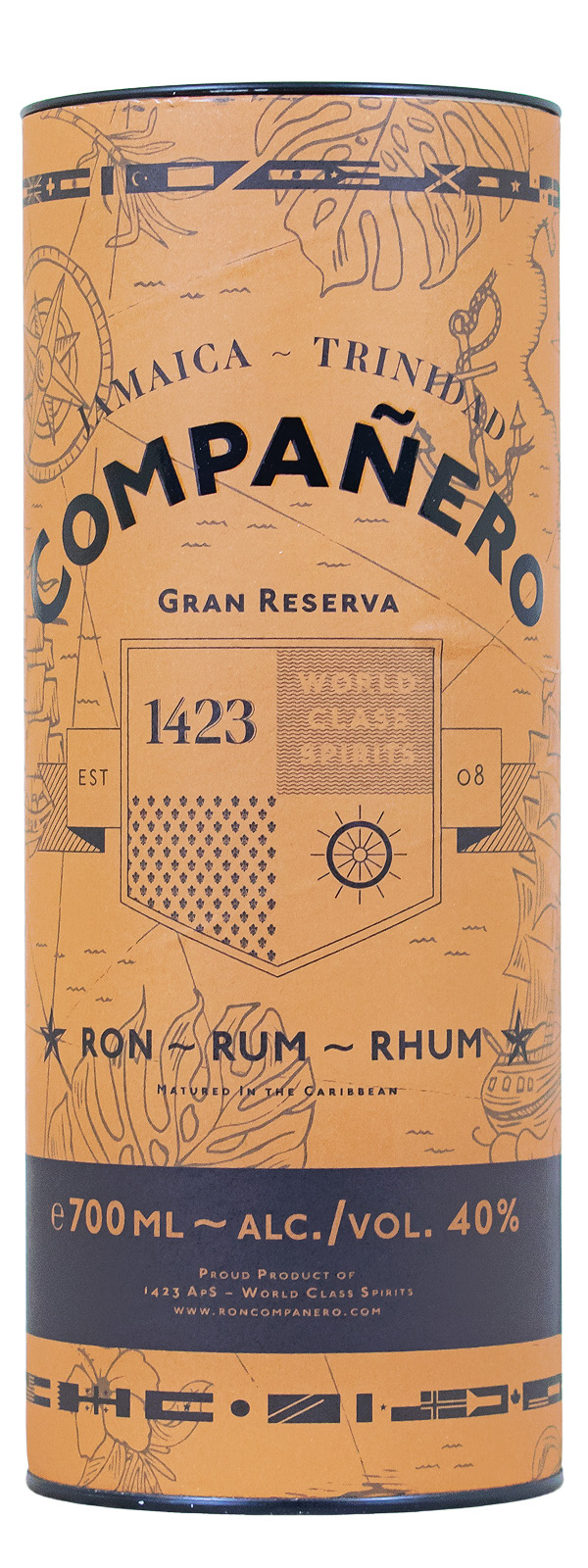 Ron Companero Gran Reserva Rum - 0,7L 40% vol