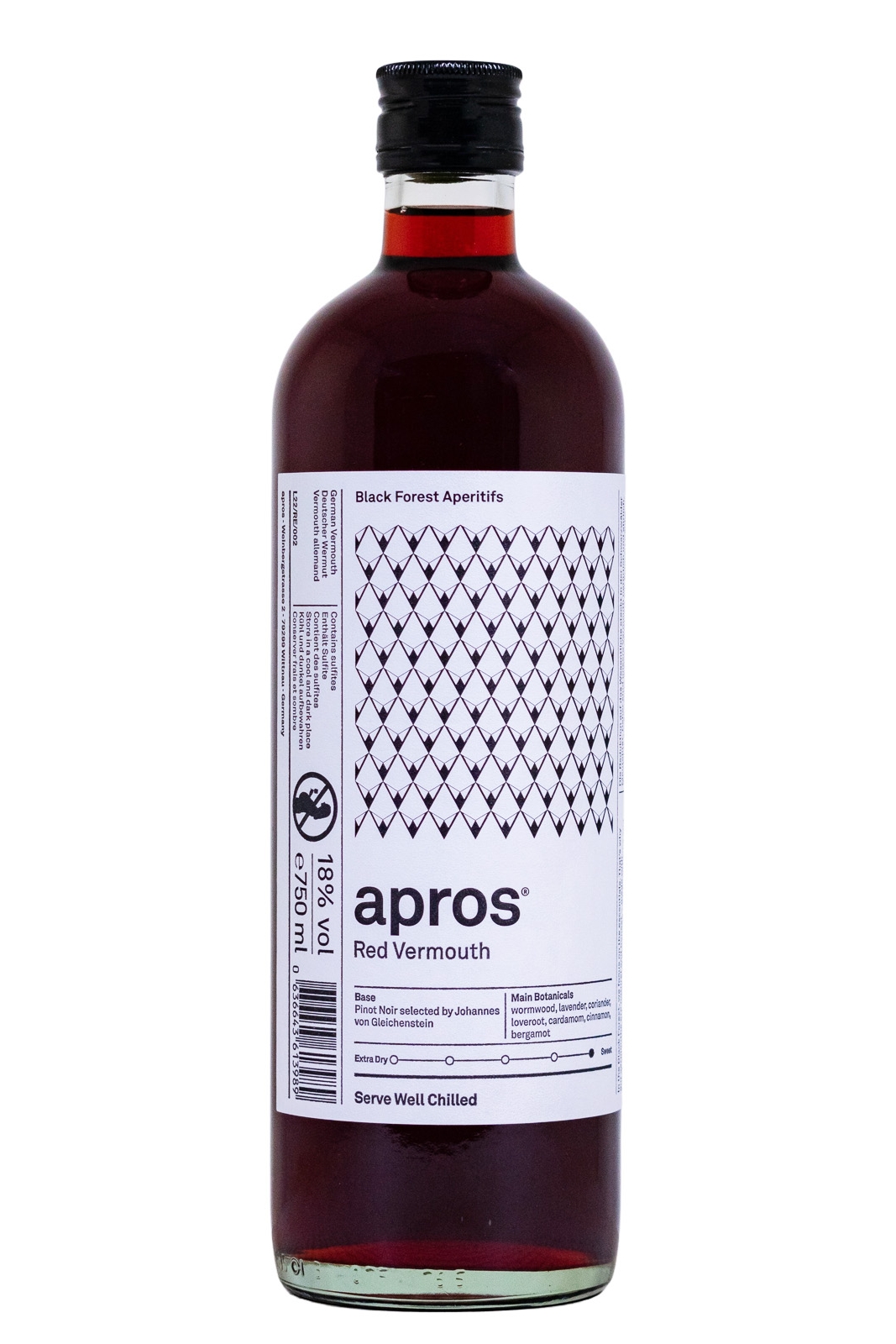 Apros Vermouth Red - 0,75L 18% vol