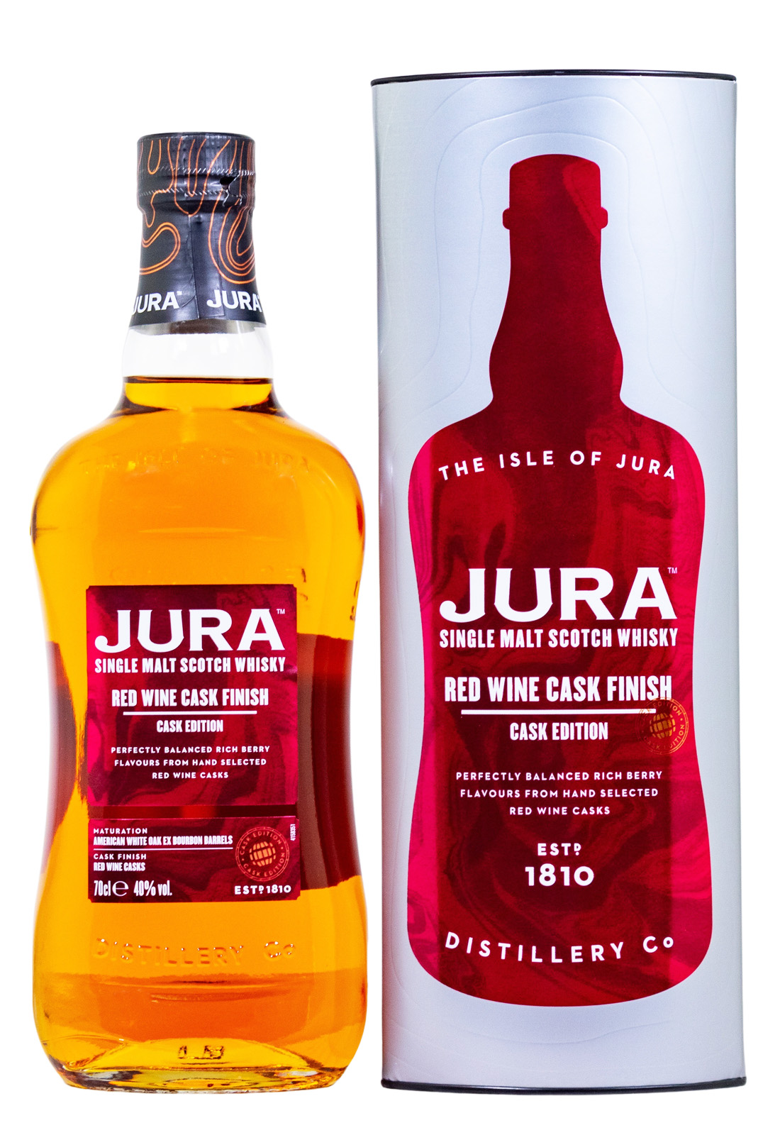 Jura Single Malt Red Wine Cask - 0,7L 40% vol