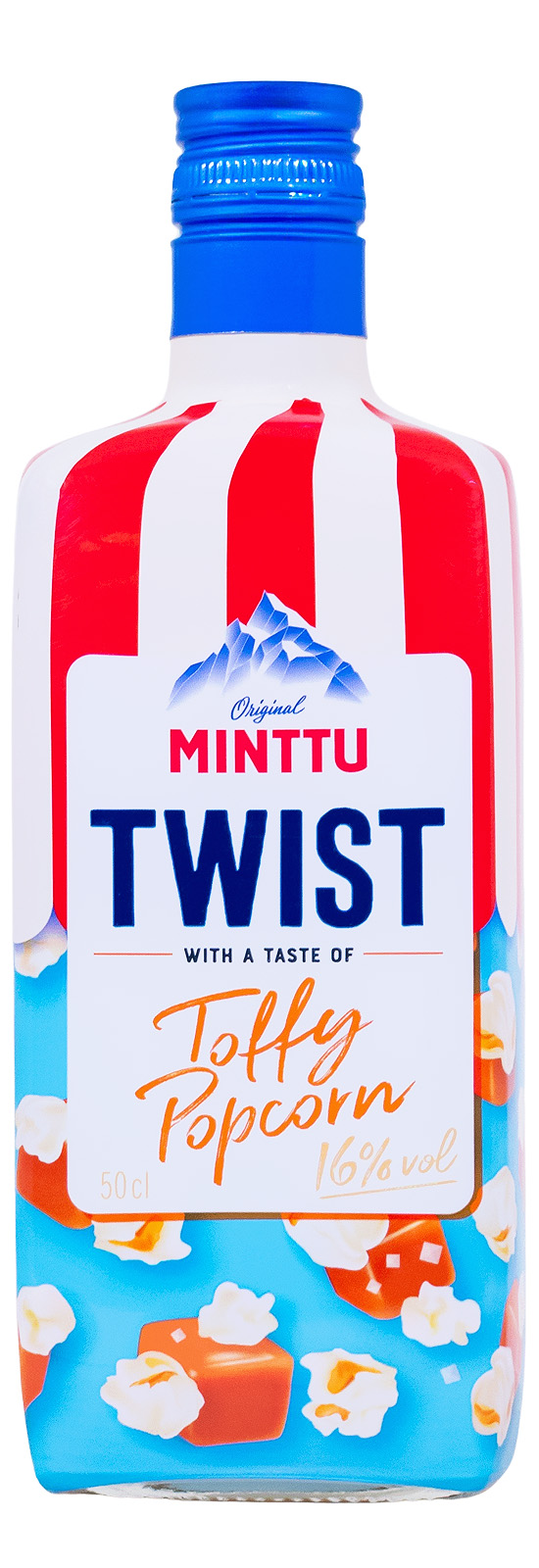 Minttu Twist Toffy Popcorn - 0,5L 16% vol