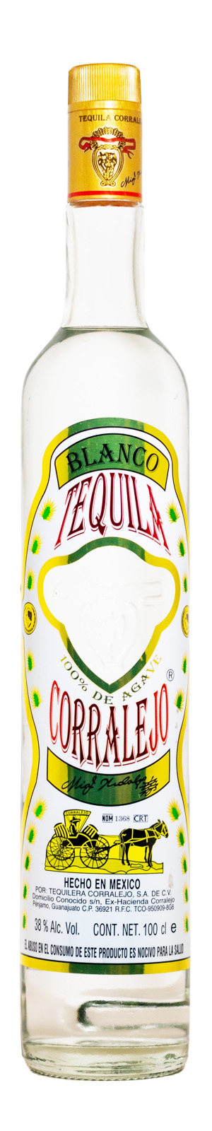 Corralejo Blanco Tequila - 1 Liter 38% vol