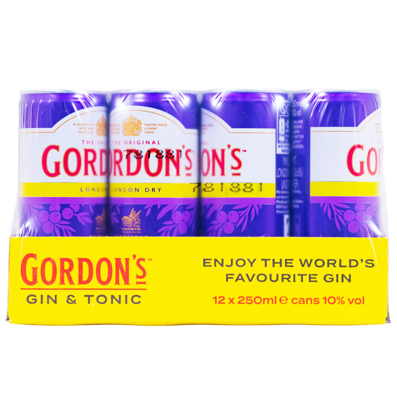 Paket [12 x 0,25L] Gordons & Tonic Dose - 3L 10% vol