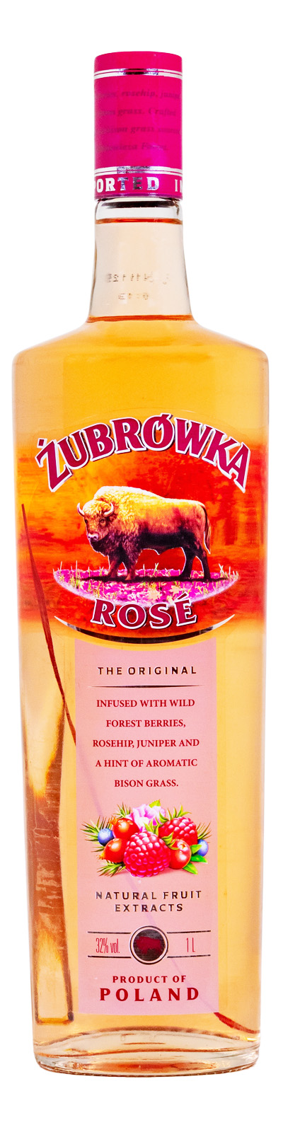 Zubrowka Rose - 1 Liter 32% vol