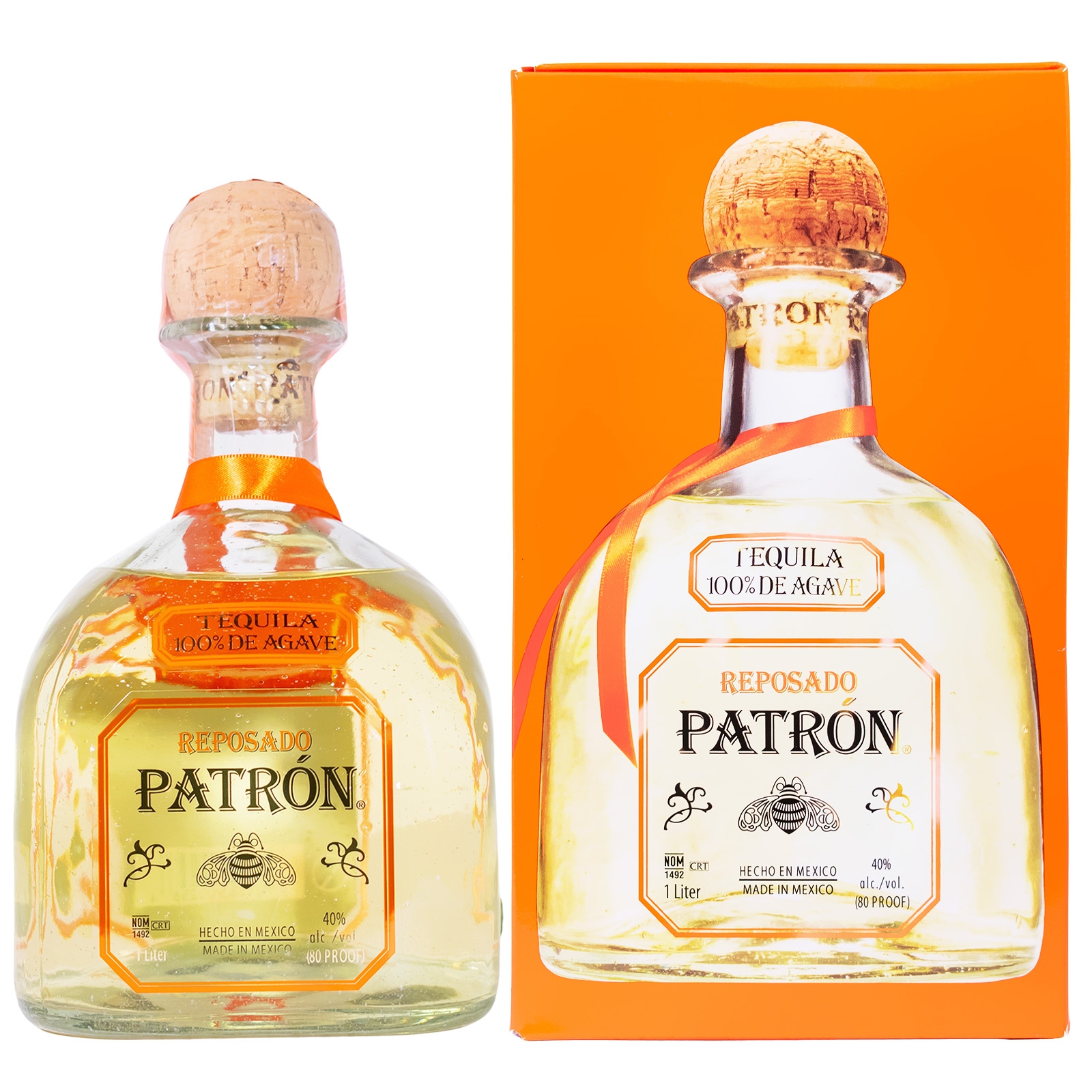 Patron Reposado Tequila - 1 Liter 40% vol