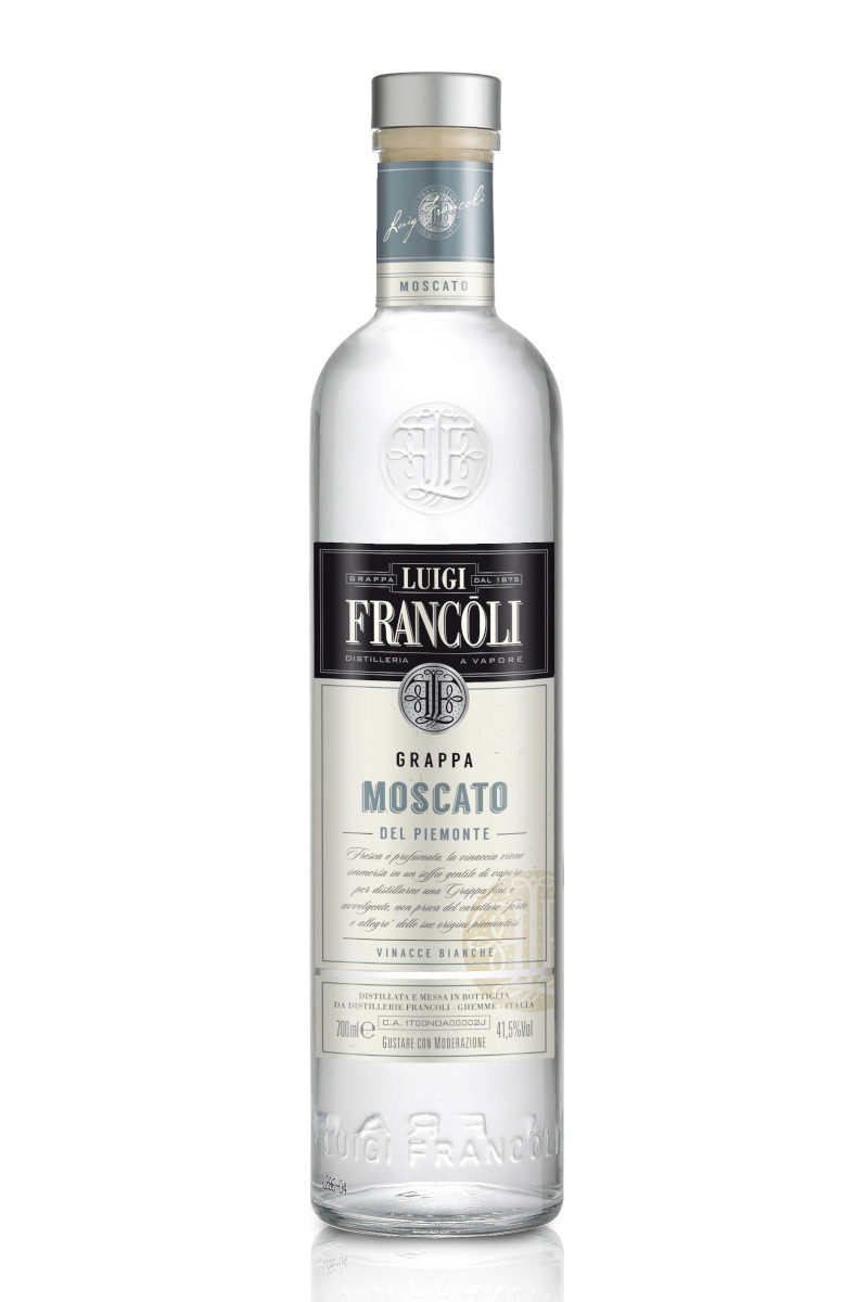 Grappa Moscato Luigi Francoli - 0,7L 41,5% vol