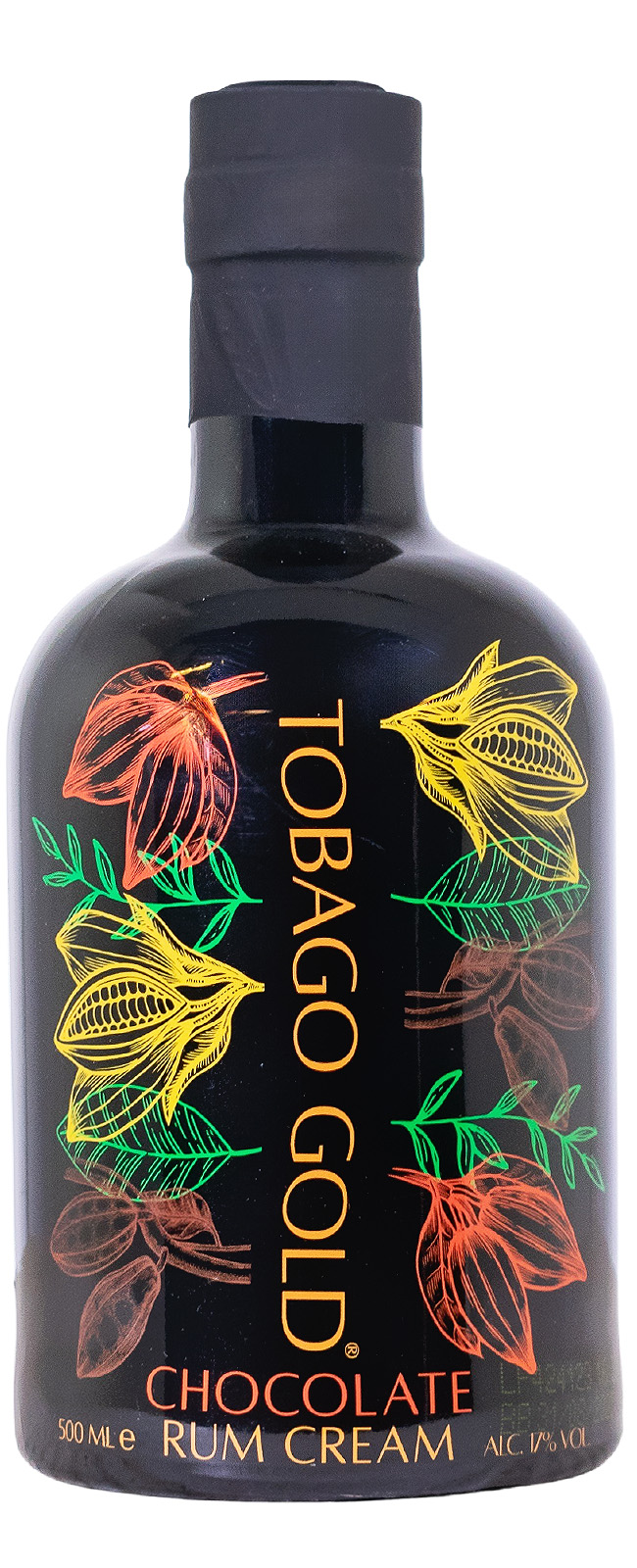 Tobago Gold Schoko-Rum-Cream Likör - 0,5L 17% vol