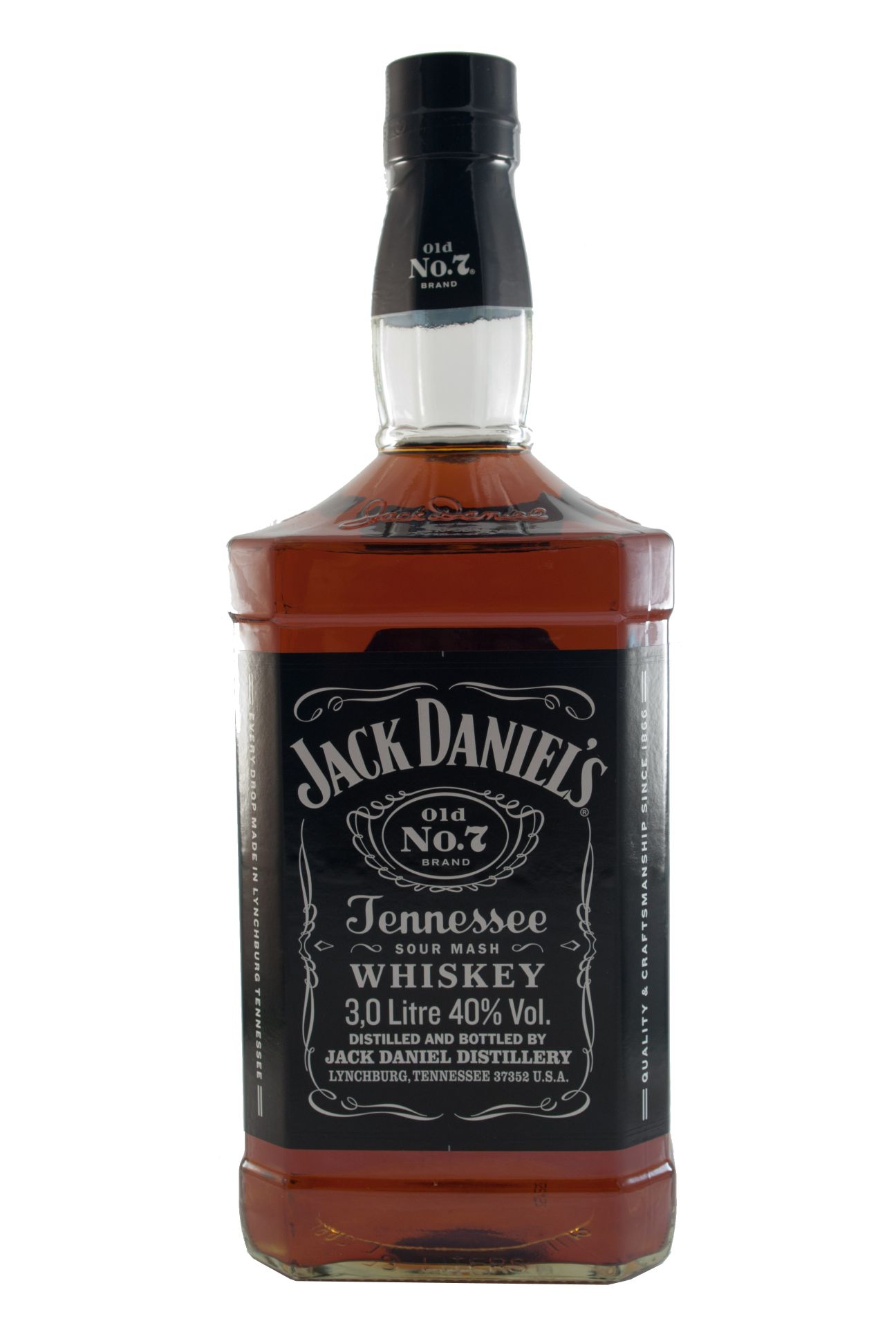 Jack Daniels, 3 Liter Flasche, American Whiskey - 40% vol - (3L)