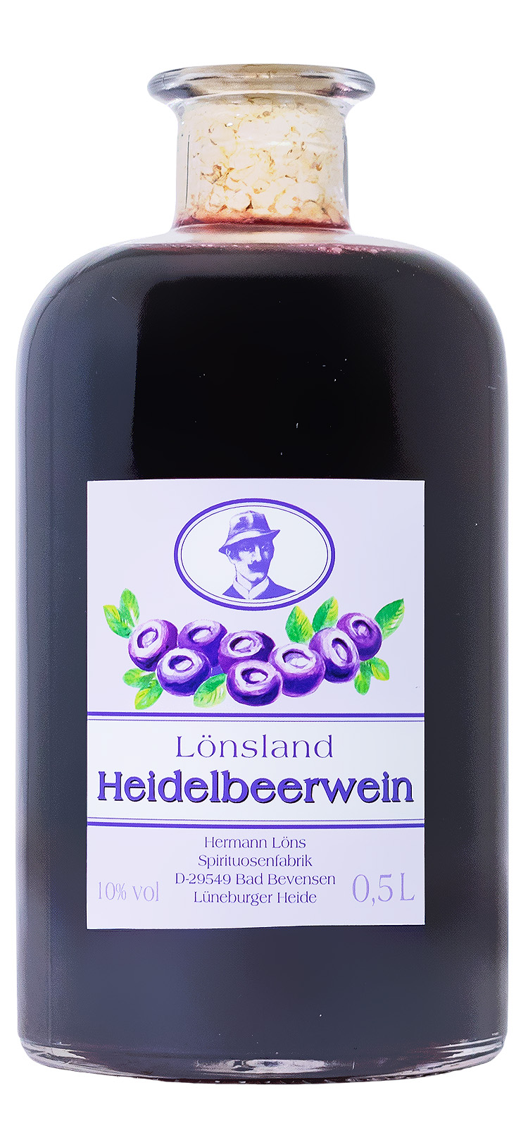 Lönsland Heidelbeerwein - 0,5L 10% vol
