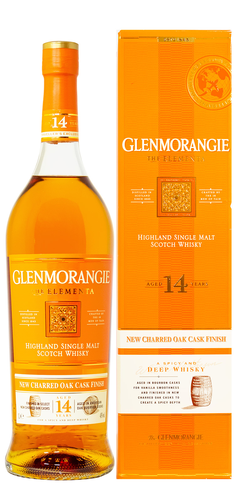 Glenmorangie Elementa 14 Jahre Single Malt Scotch Whisky - 1 Liter 43% vol