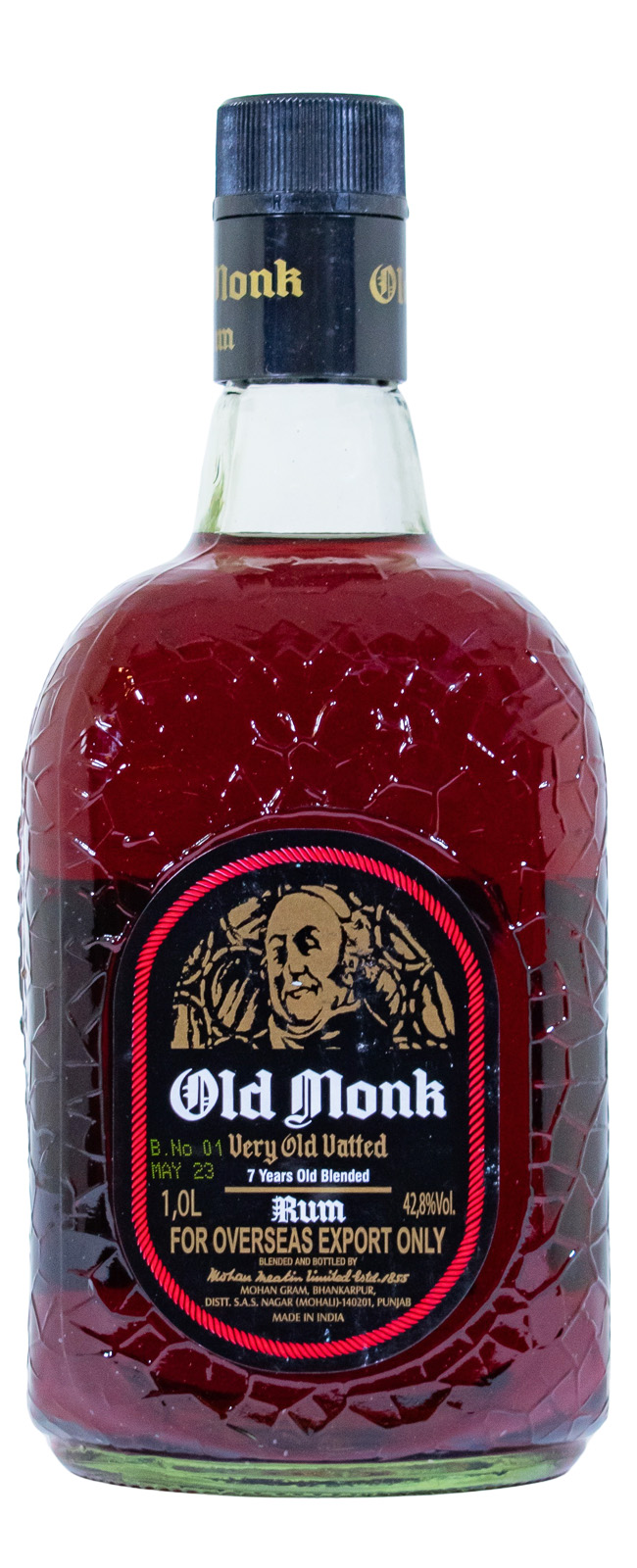 Old Monk 7 Jahre Rum - 1 Liter 42,8% vol