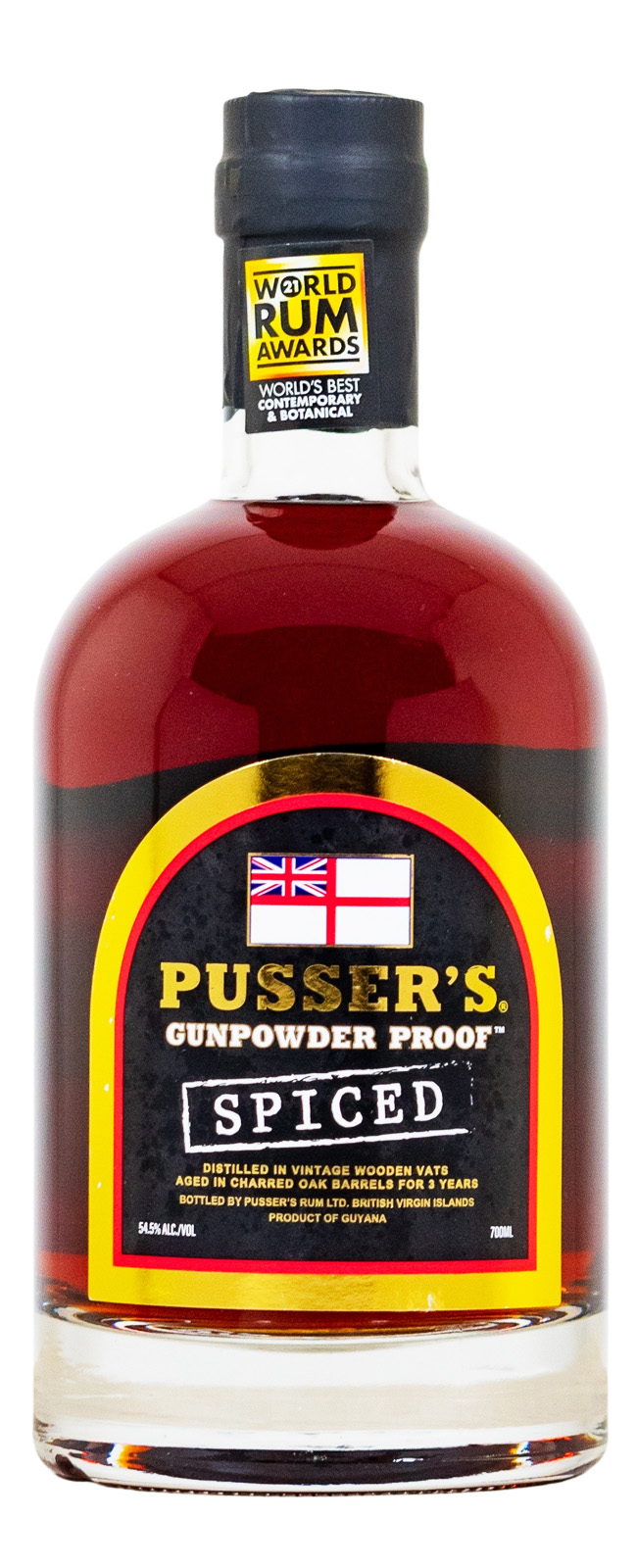Pussers Rum Spiced British Navy - 0,7L 54,5% vol