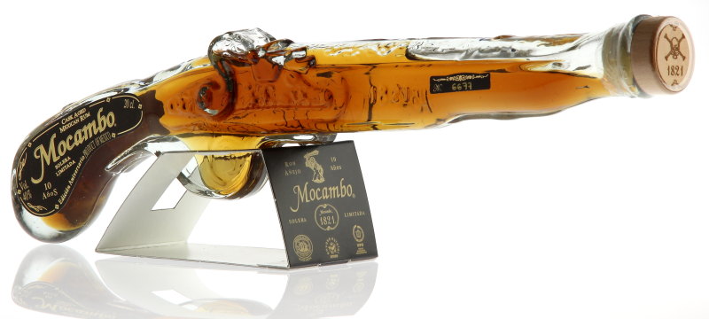 Mocambo 10 Jahre Solera Rum in Bukanier-Pistolenflasche - 0,2L 38% vol