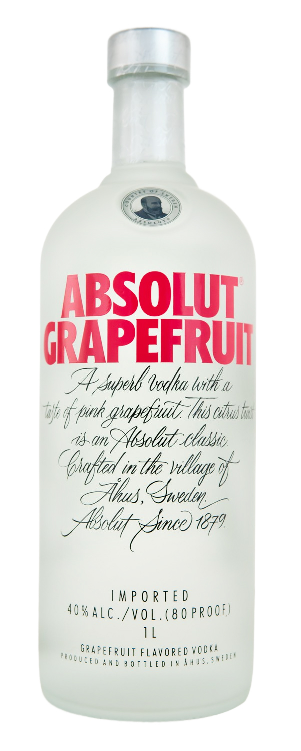 Absolut Ruby Red Grapefruit Flavoured Vodka - 1 Liter 40% vol