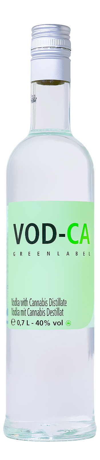 VOD-CA Vodka mit Cannabis Destillat - 0,7L 40% vol