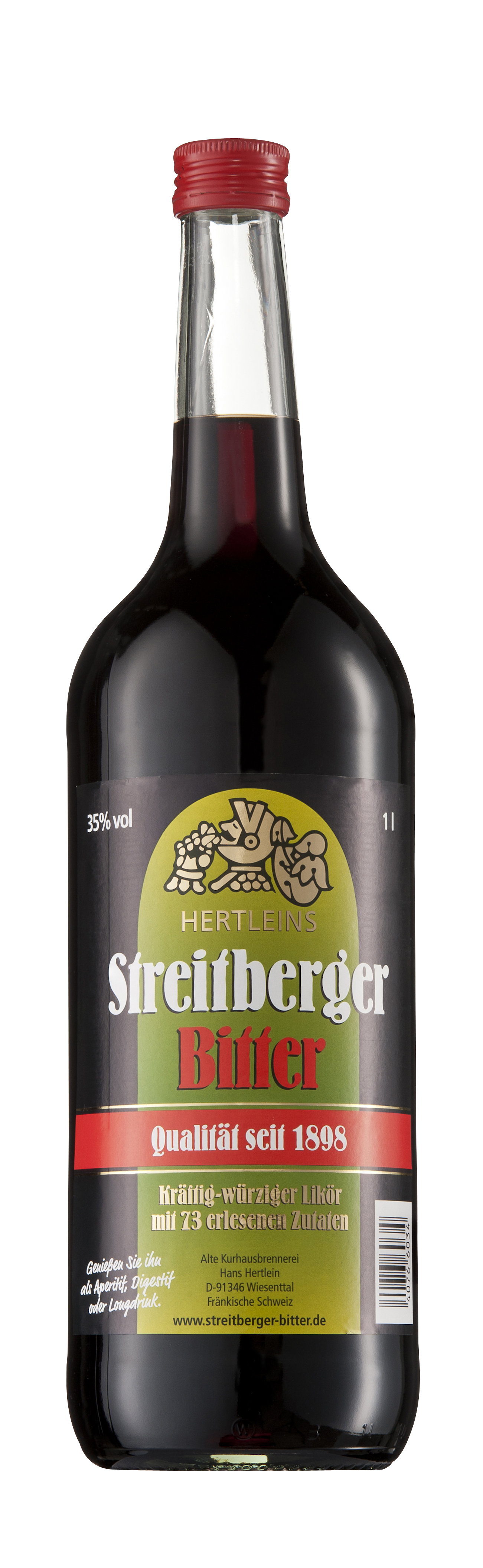 Hertleins Streitberger Bitter - 1 Liter 35% vol