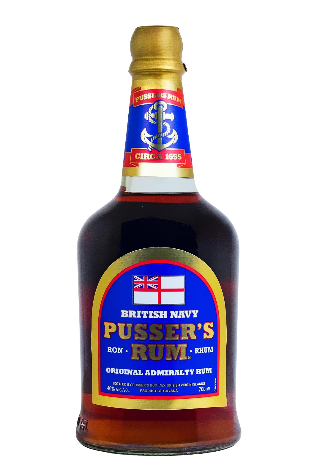 Pussers Rum British Navy - 0,7L 40% vol