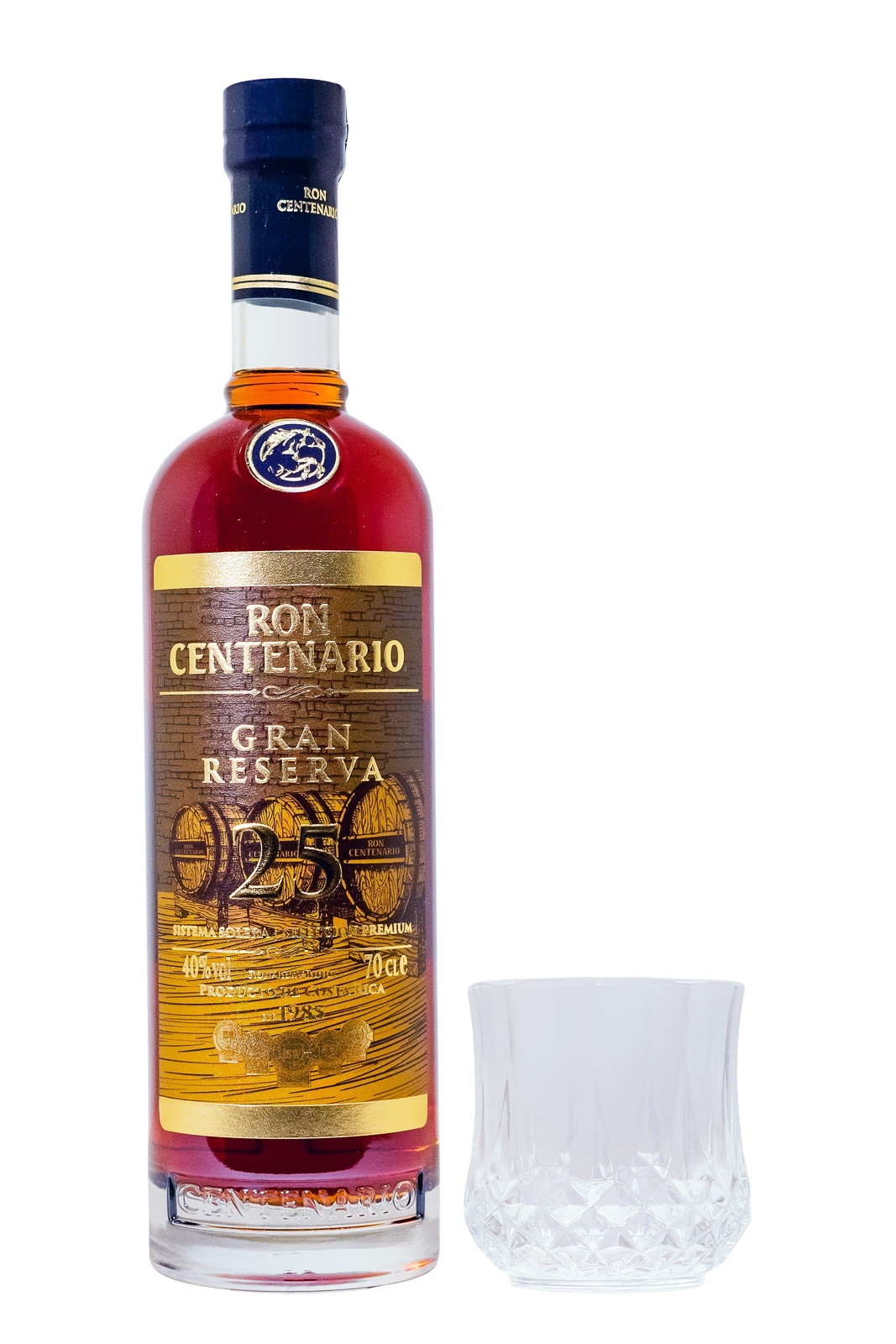 Ron Centenario 25 Geschenkset - 0,7L 40% vol