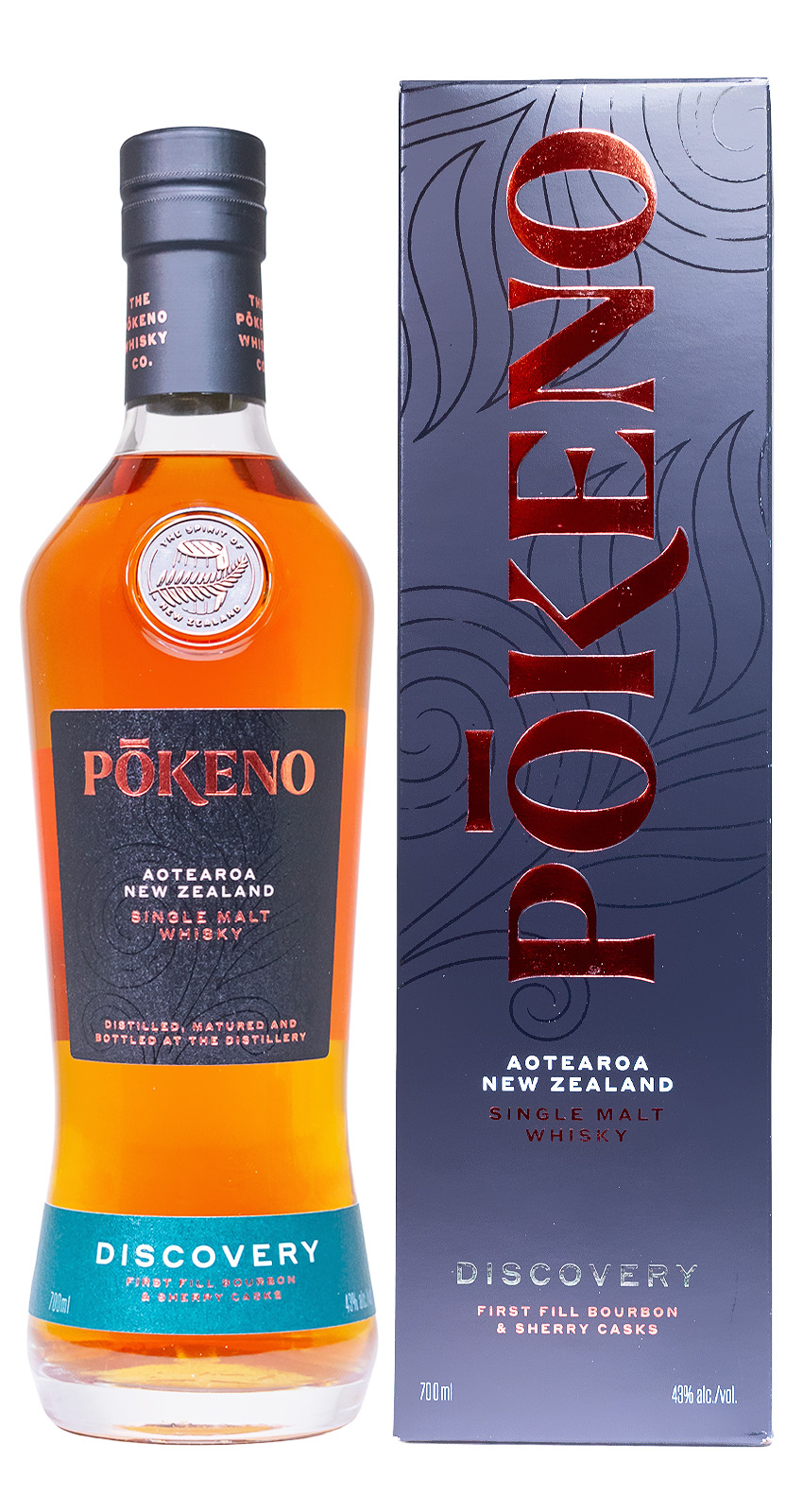 Pokeno Discovery Single Malt Whisky - 0,7L 43% vol