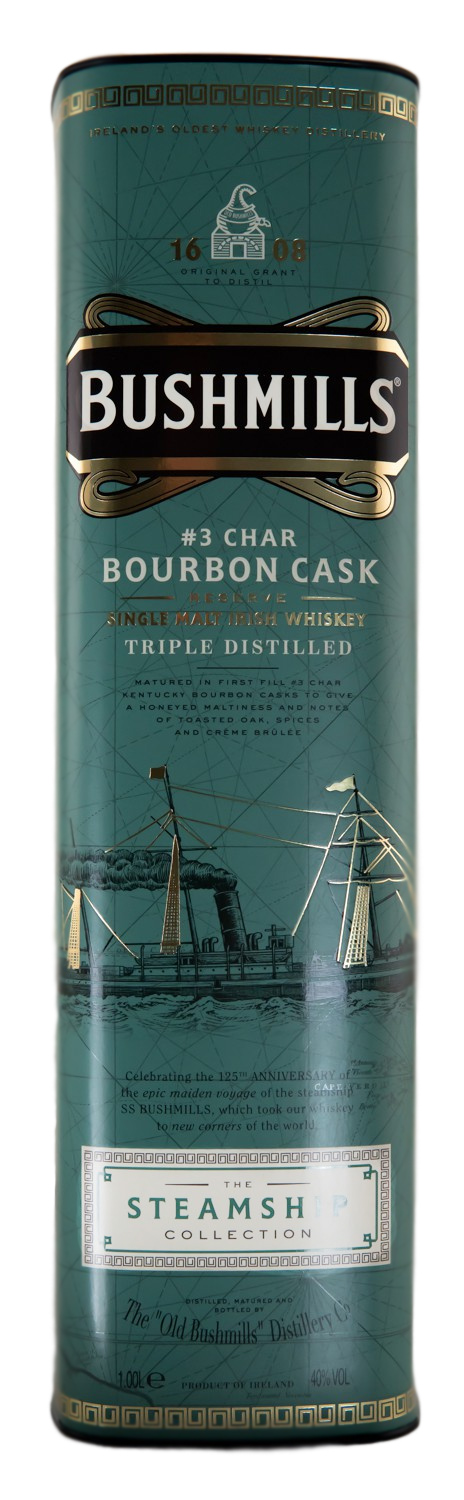 Bushmills Steamship Char Bourbon Cask Single Malt Whiskey - 1 Liter 40% vol