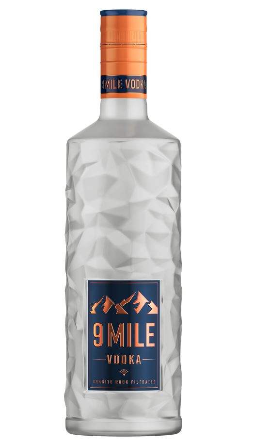 9 Mile Vodka - 1 Liter 37,5% vol