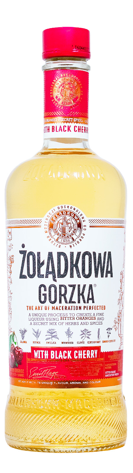 Zoladkowa Gorzka Black Cherry - 0,5L 28% vol