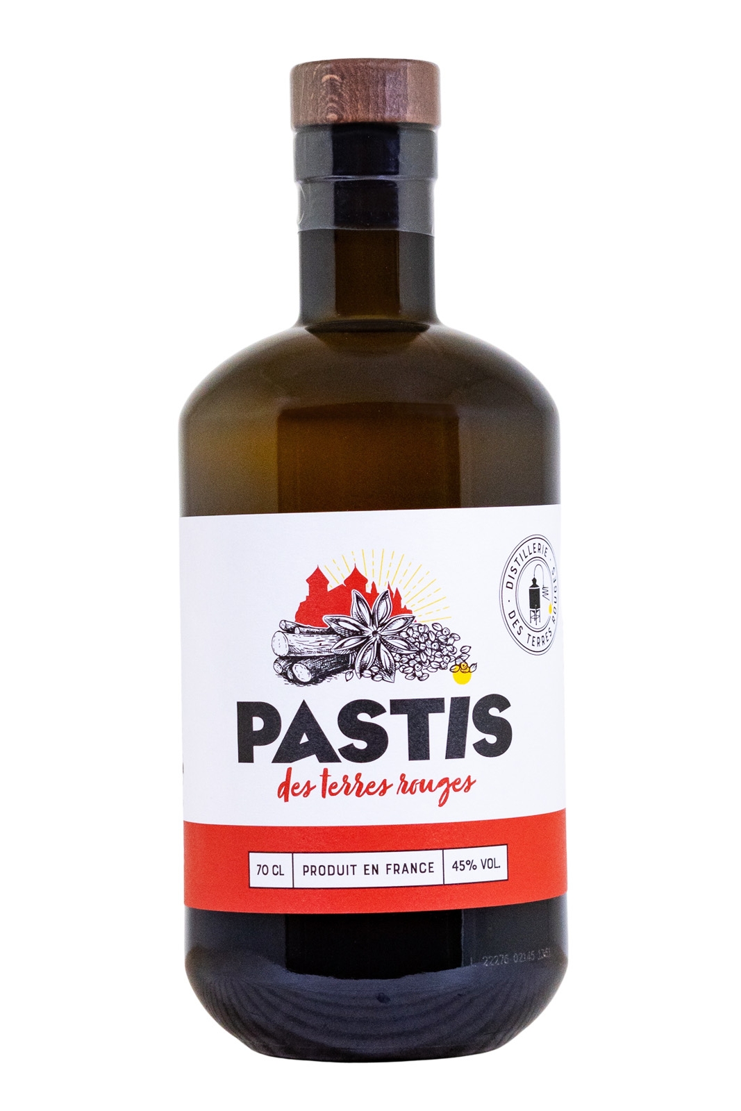 Pastis des Terres Rouges - 0,7L 45% vol