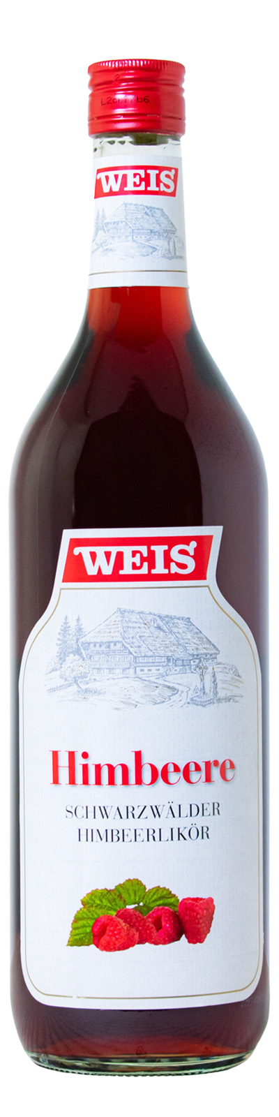 Weis Schwarzwälder Himbeere Likör - 1 Liter 20% vol